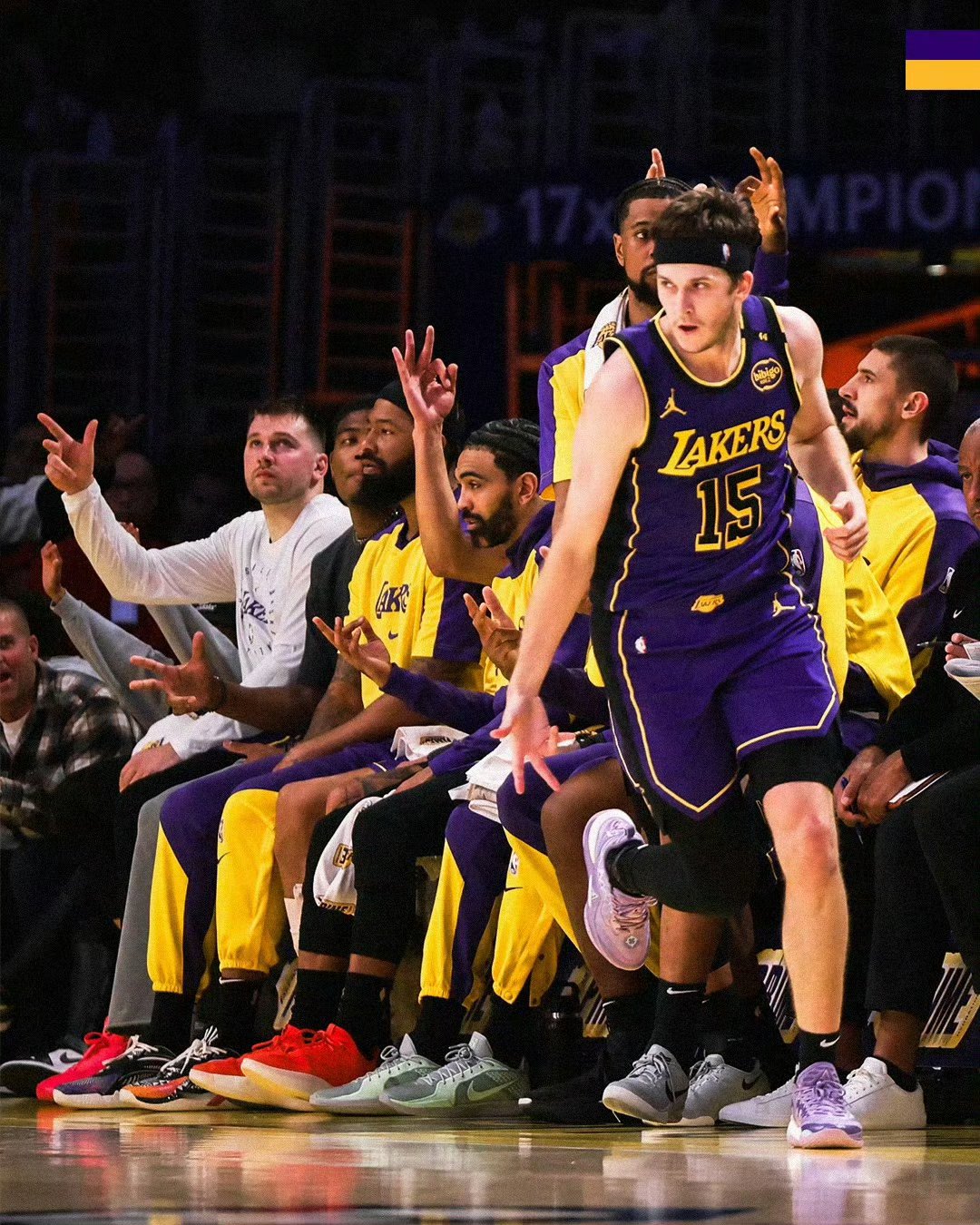 湖人完胜江苏队，约基奇关键制胜